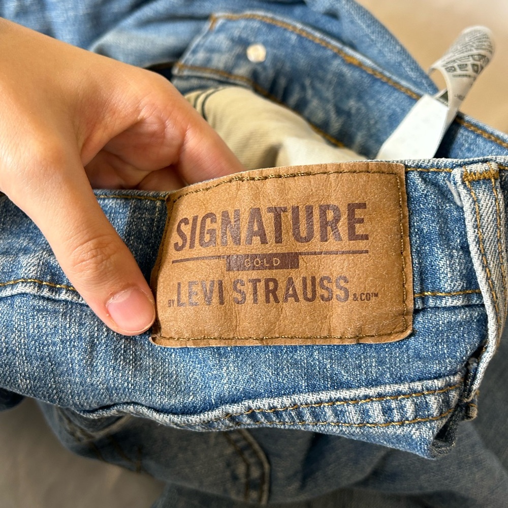 Levis Straight Cut Denim Jeans